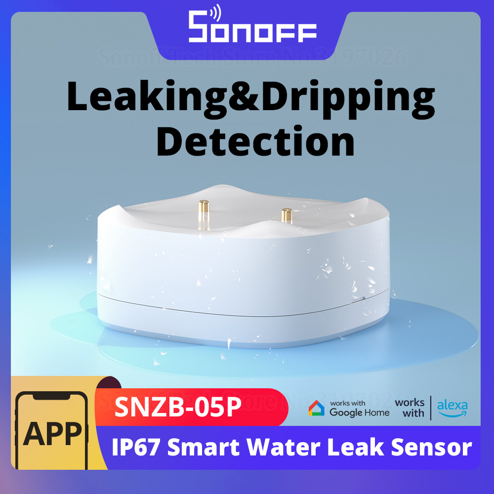 Sonoff Basic - SONOFF SNZB-05P Zigbee สมาร์ทเซ็นเซอร์น้ํารั่วรั่ว & หยดการตรวจจับ