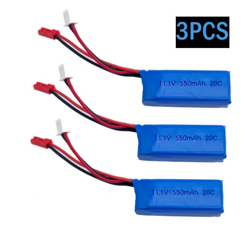 Shelly Plug - แบตเตอรี่ลิเธียม RC Lipo 3 ชิ้น 20C