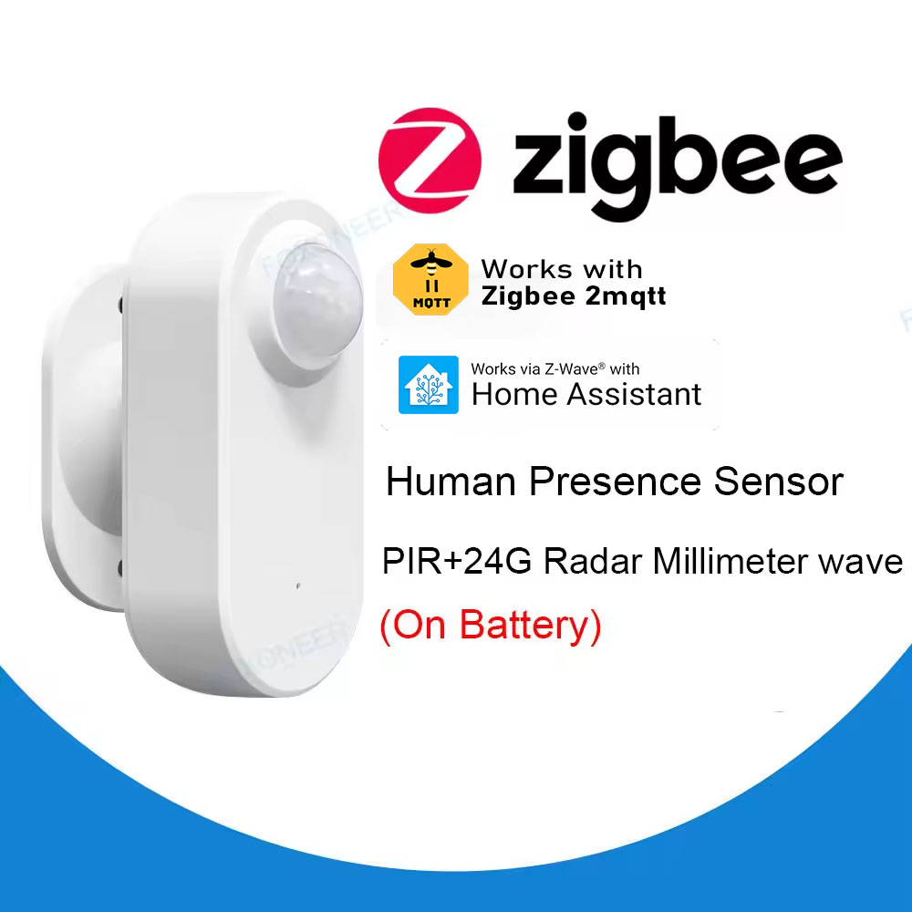 Tasmota - สมาร์ท Zigbee Human Presence Detector,ความสว่าง/การตรวจจับระยะทาง, Smart
