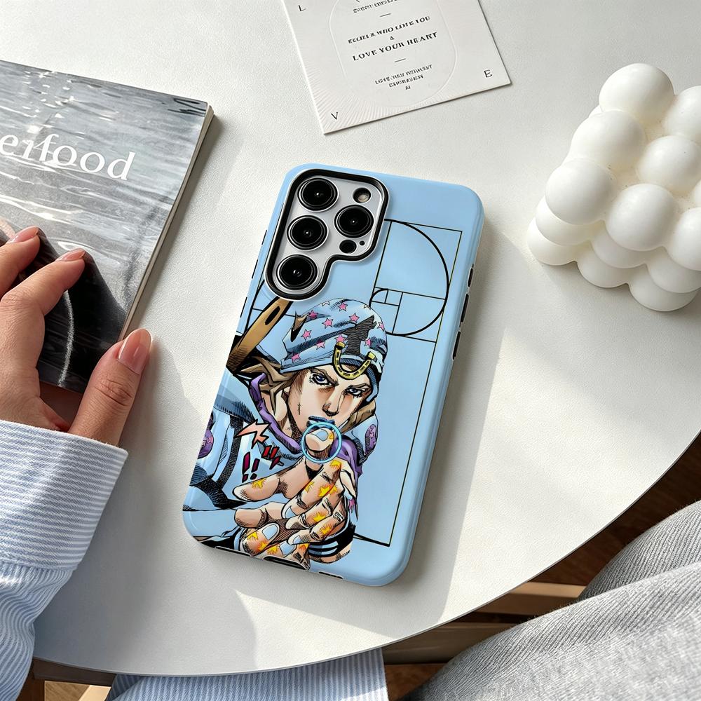 Shelly - เคสโทรศัพท์ลายอนิเมะสุดเท่ J-JOJO Steel Ball Run สำหรับ
