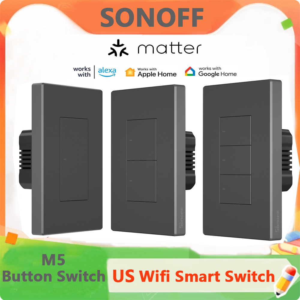 Sonoff Basic - สวิตช์อัจฉริยะ Sonoff M5 120 1C 2C