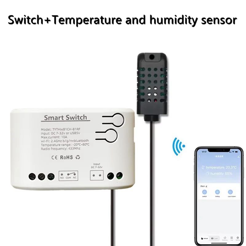 A01F-Tuya สวิตช์รีเลย์ Wi-Fi ส - Smart Relay Tuya บทวิจารณ์และราคา
