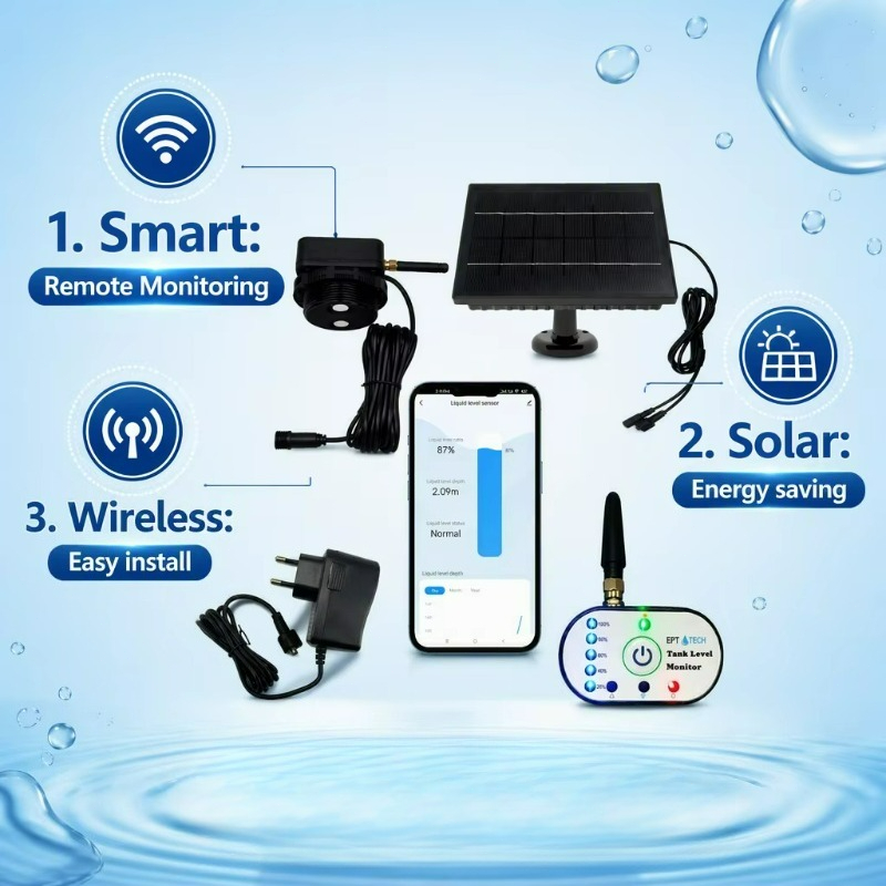 TLC2502P-S เซ็นเซอร์วัดระดับน้ - Tuya Smart บทวิจารณ์และราคา