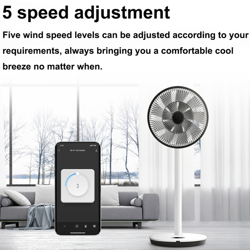 สวิตช์พัดลมอัจฉริยะ Wifi ควบคุ - Tuya Smart บทวิจารณ์และราคา