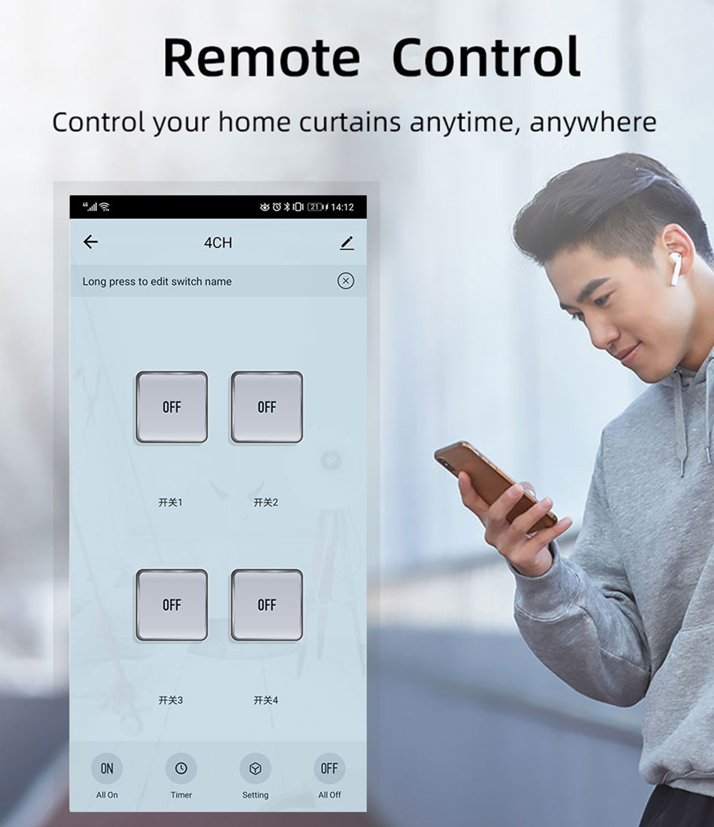 โมดูลสวิตช์รีเลย์ Tuya 4CH Zig - Smart Relay Tuya บทวิจารณ์และราคา